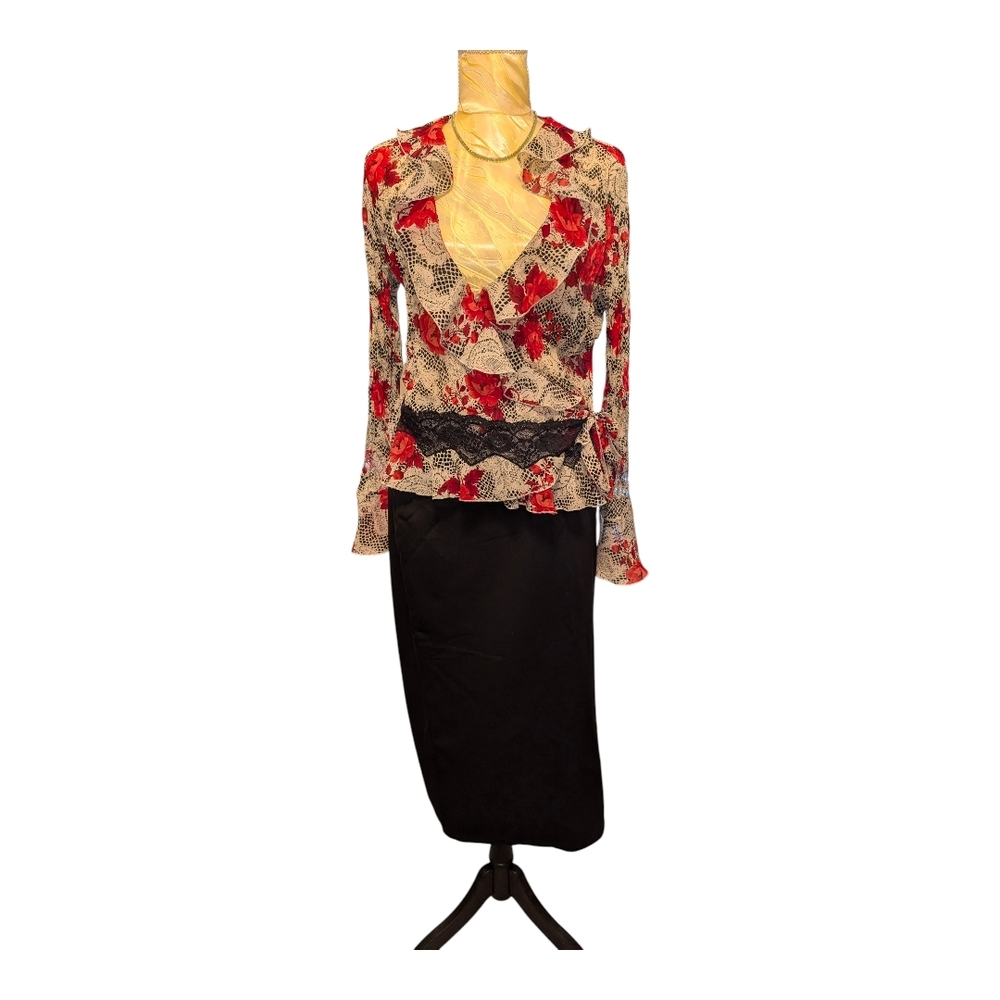 Betabrand Ponte Skirted Capris